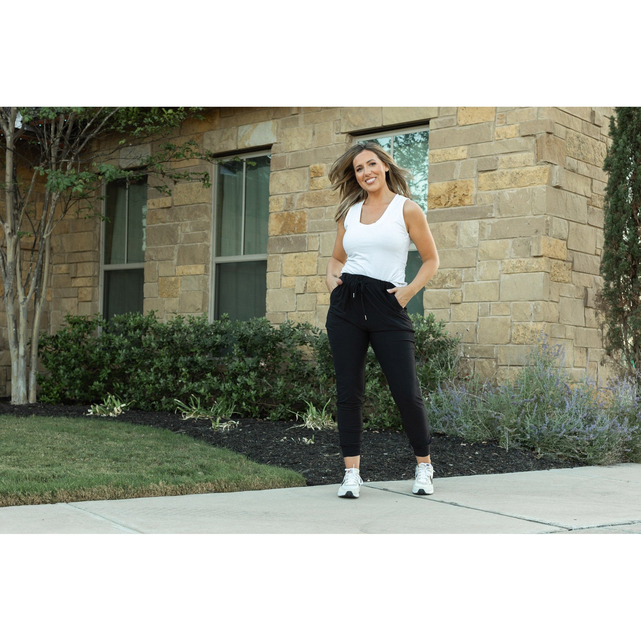 Reagan - Black Joggers